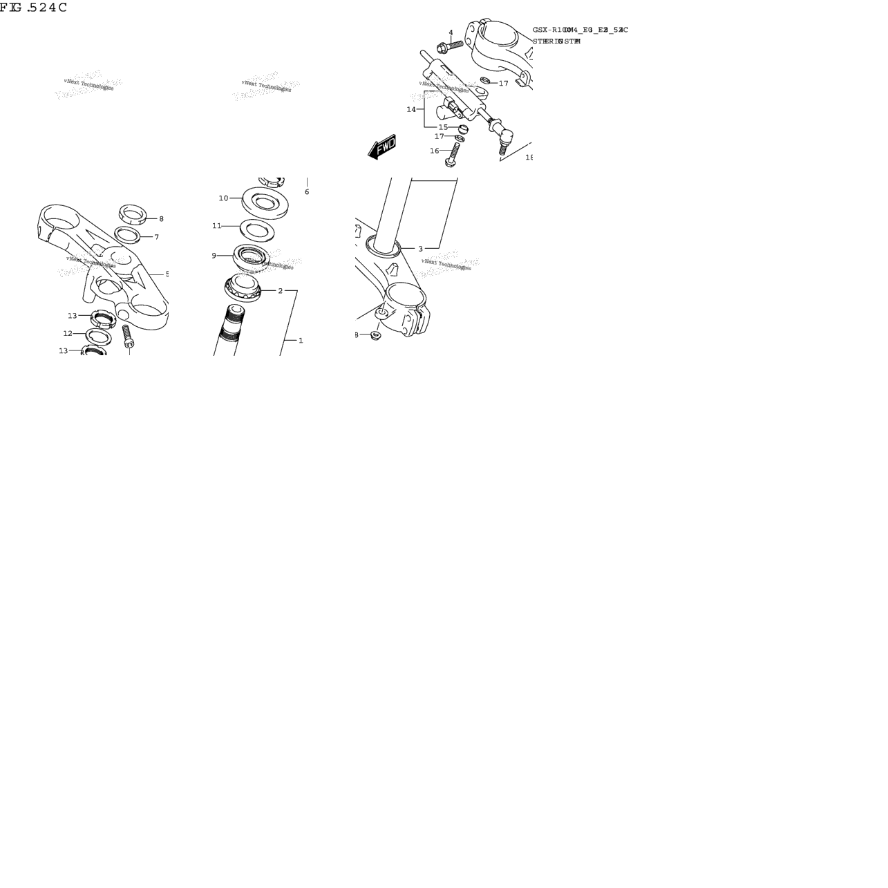 Steering Stem (Gsx-R1000rza)