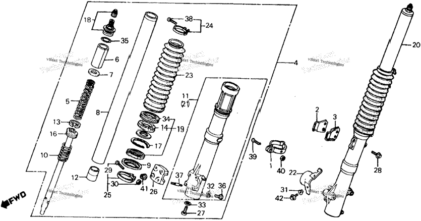 Front Shock Absorber 84