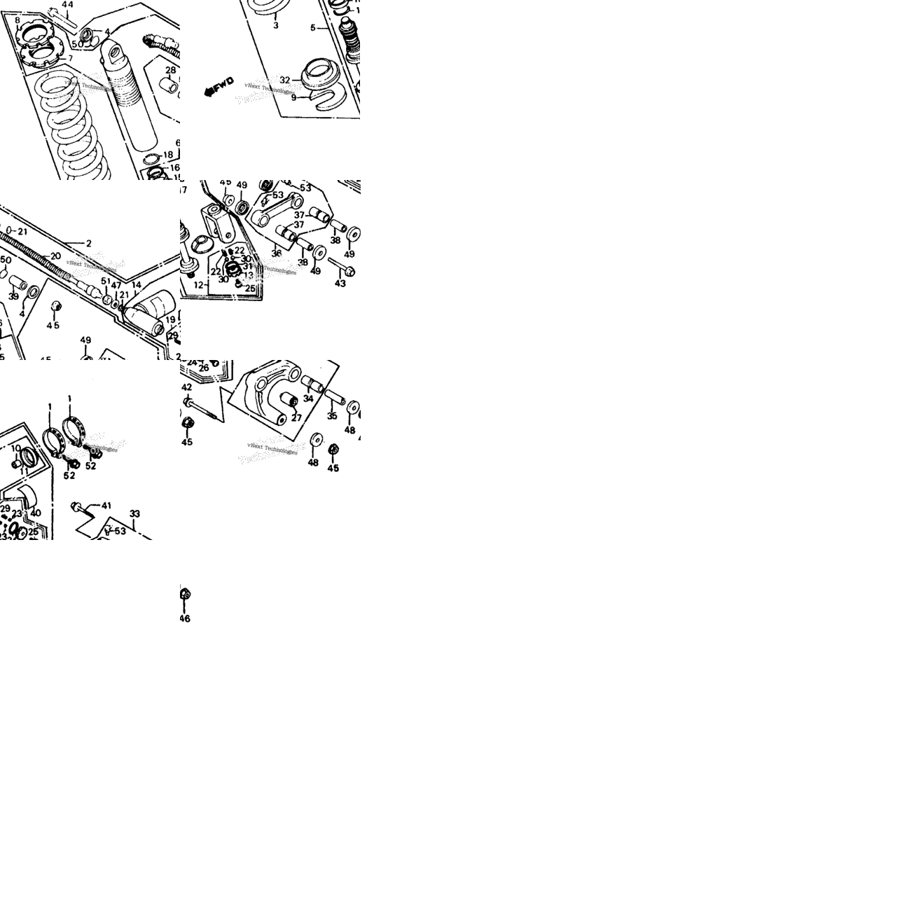 Rear Shock Absorber 83-84