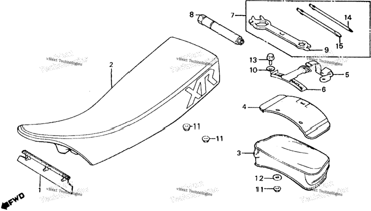 Seat + Tools 83-84