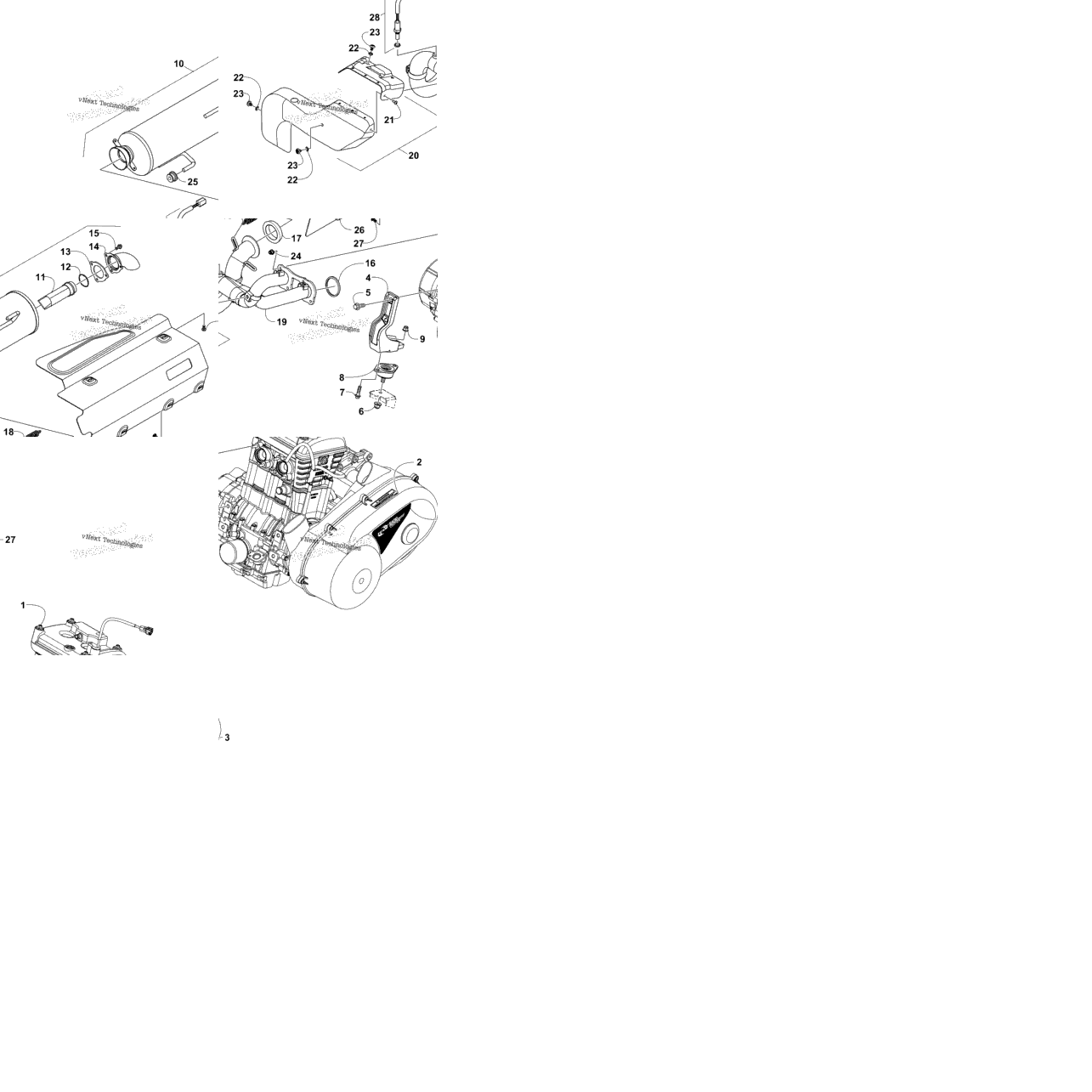 Engine And Exhaust