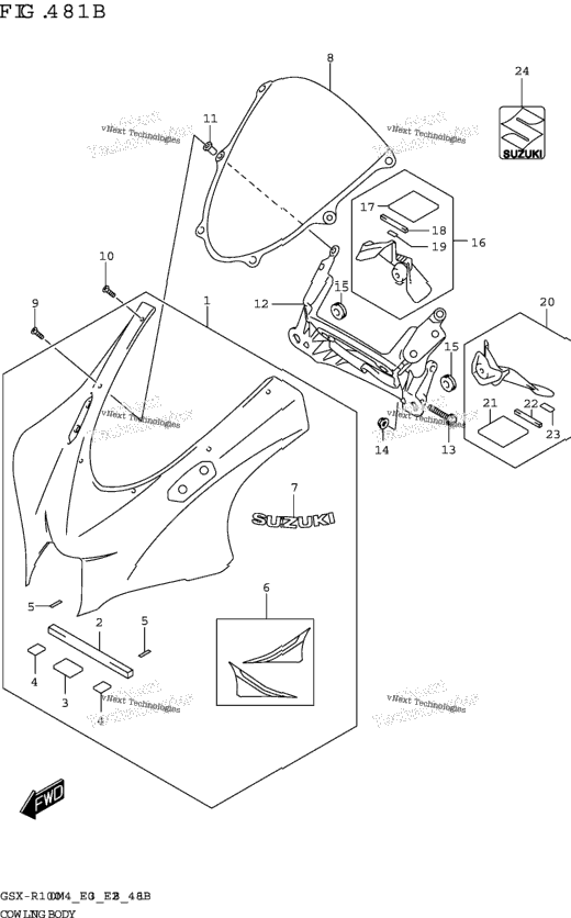 Cowling Body (Gsx-R1000ra)
