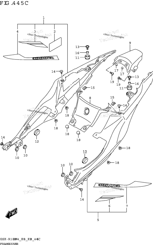 Frame Cover (Gsx-R1000rza)