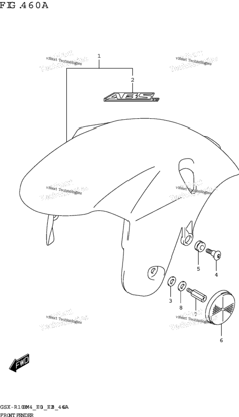 Front Fender (Gsx-R1000a)