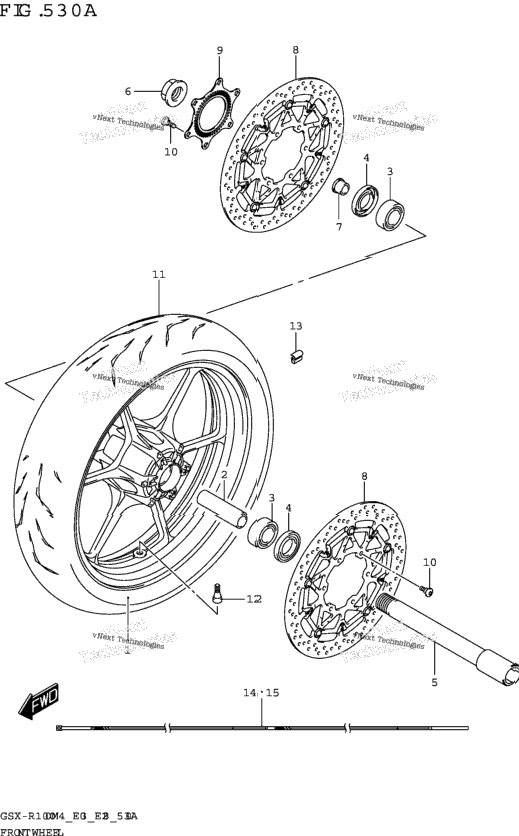 Front Wheel (Gsx-R1000a)