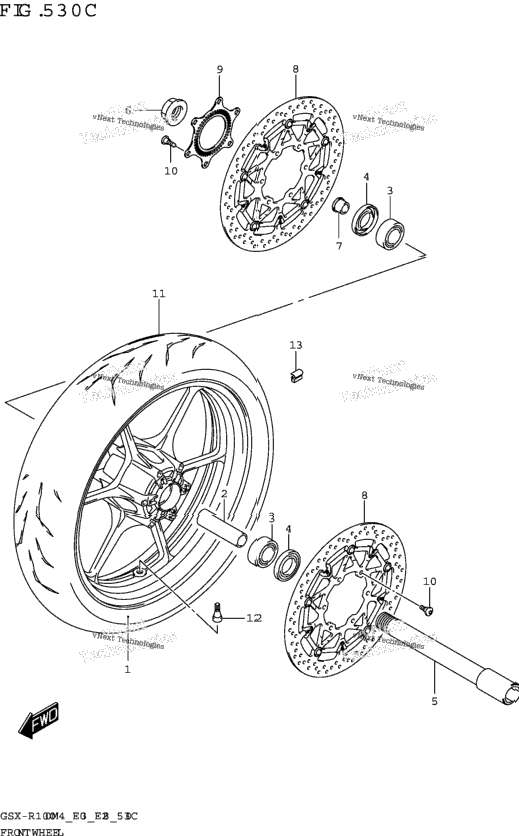 Front Wheel (Gsx-R1000rza)