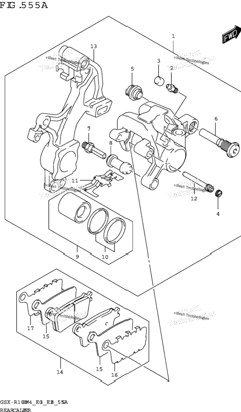 Rear Caliper