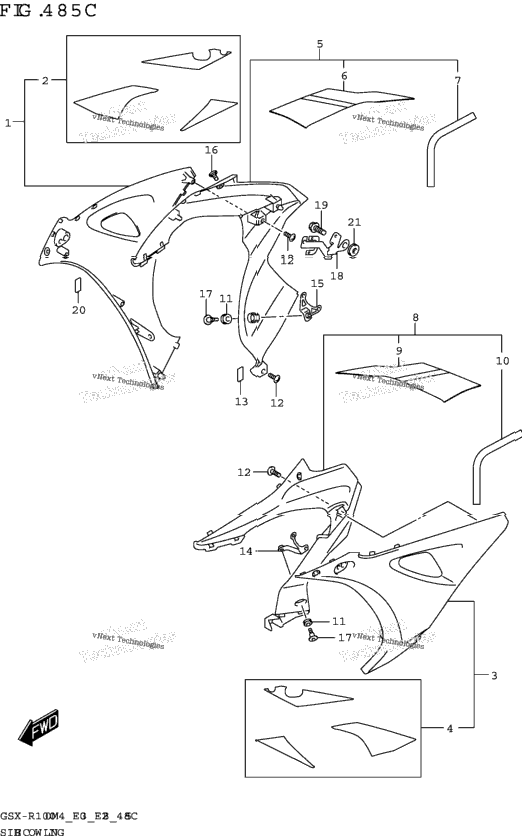Side Cowling (Gsx-R1000rza)
