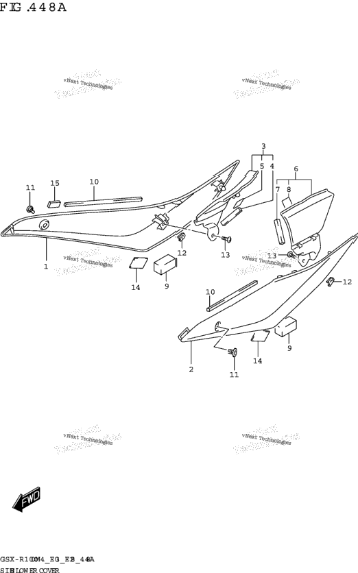 Side Lower Cover (Gsx-R1000a)
