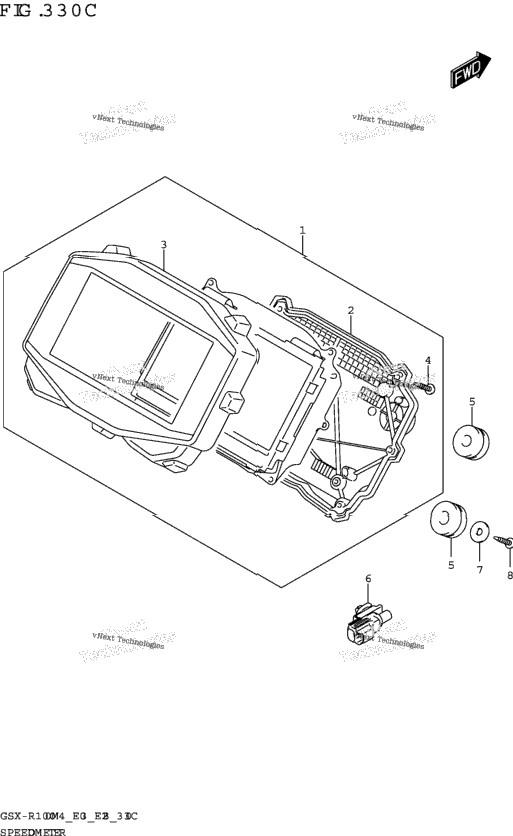 Speedometer (Gsx-R1000a:(E03,E33))