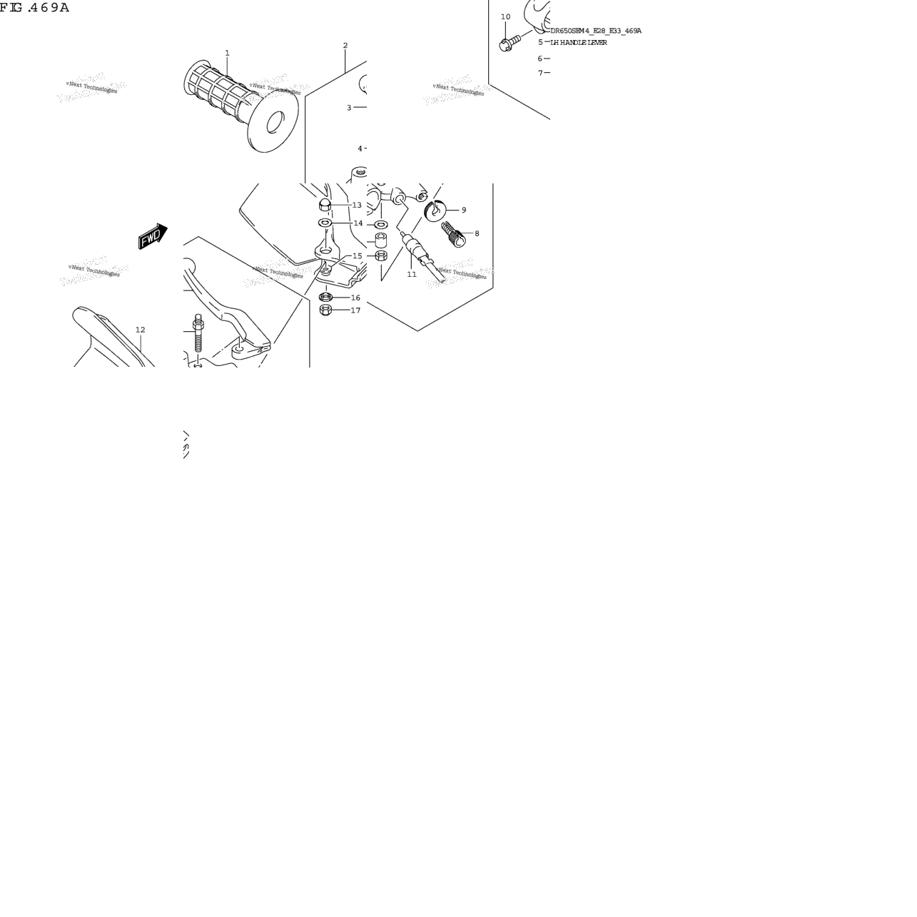 Lh Handle Lever