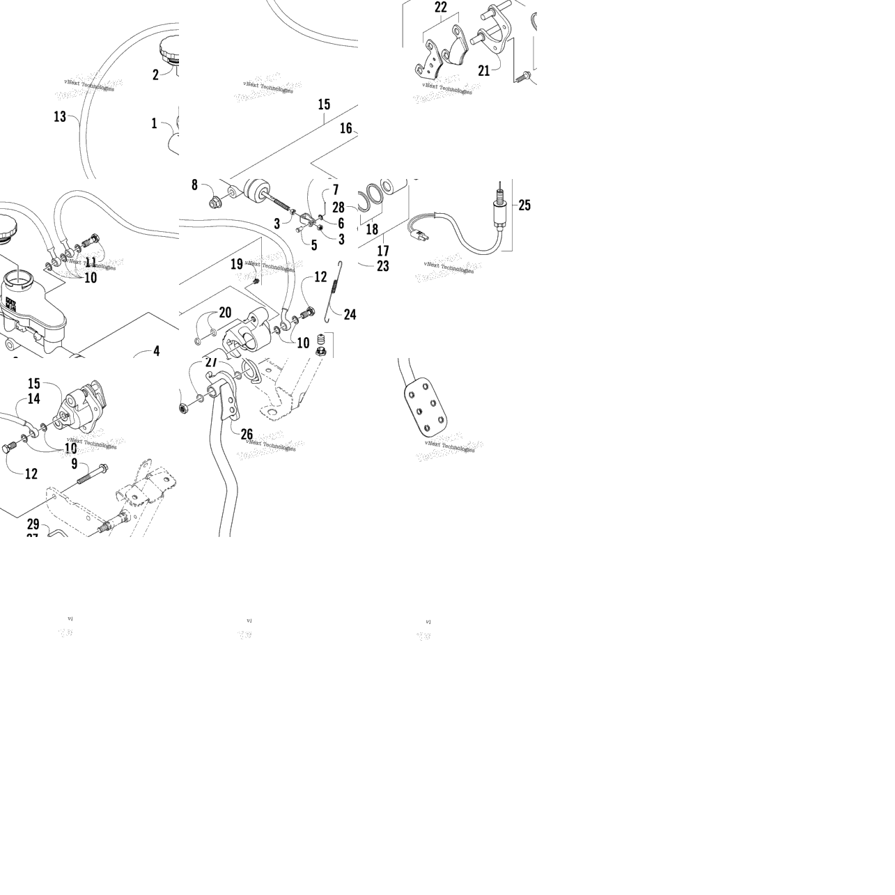 Hydraulic Brake Assembly