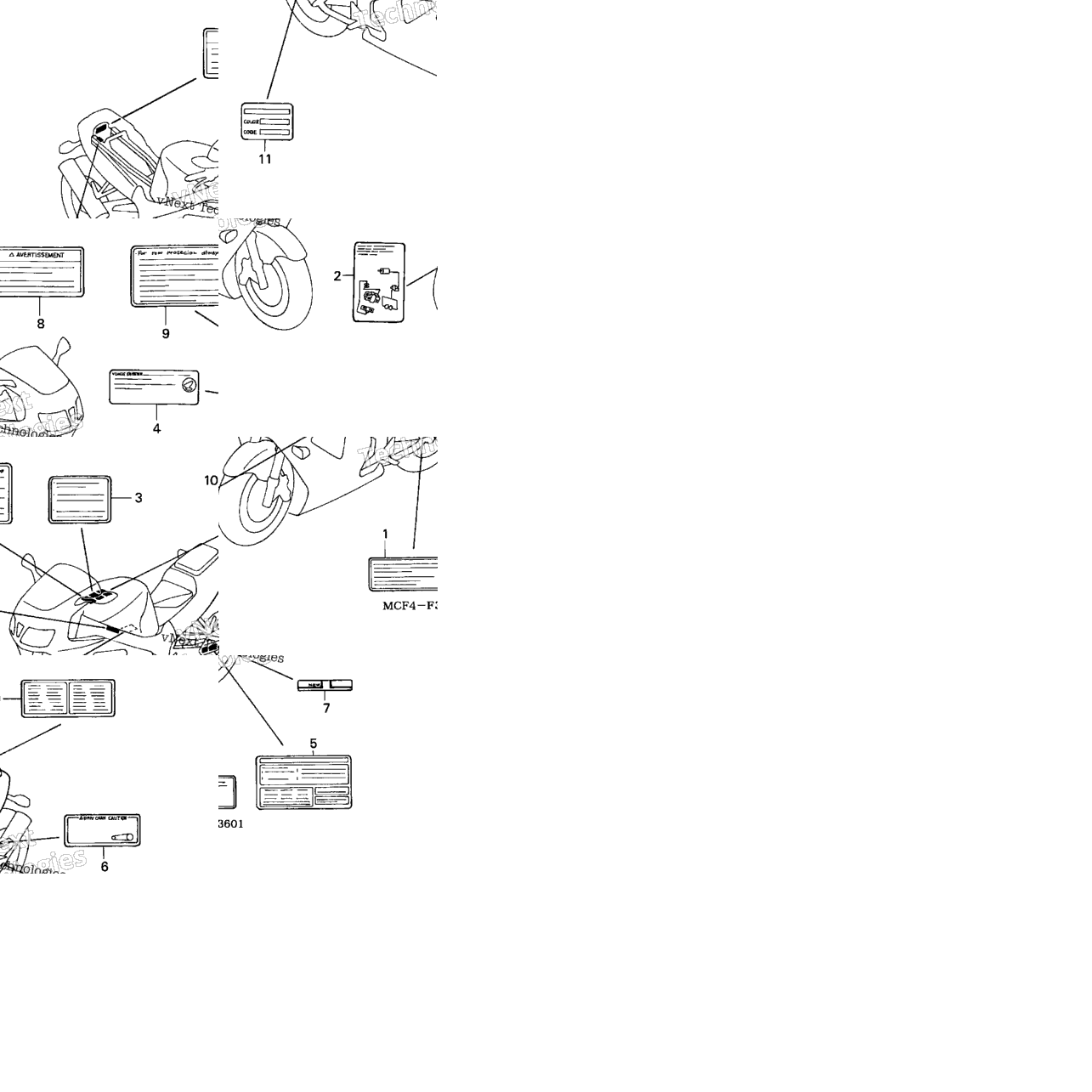 Caution Label ('02-'05)
