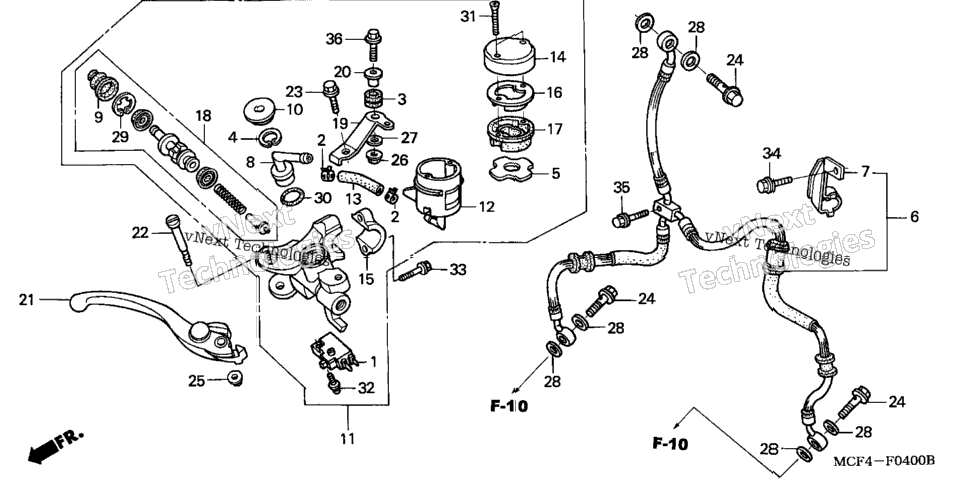 Front Brake Master Cylinder
