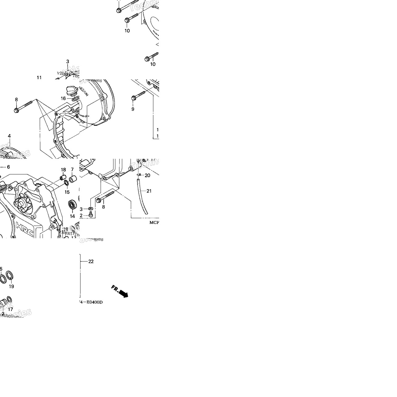 Right Crankcase Cover
