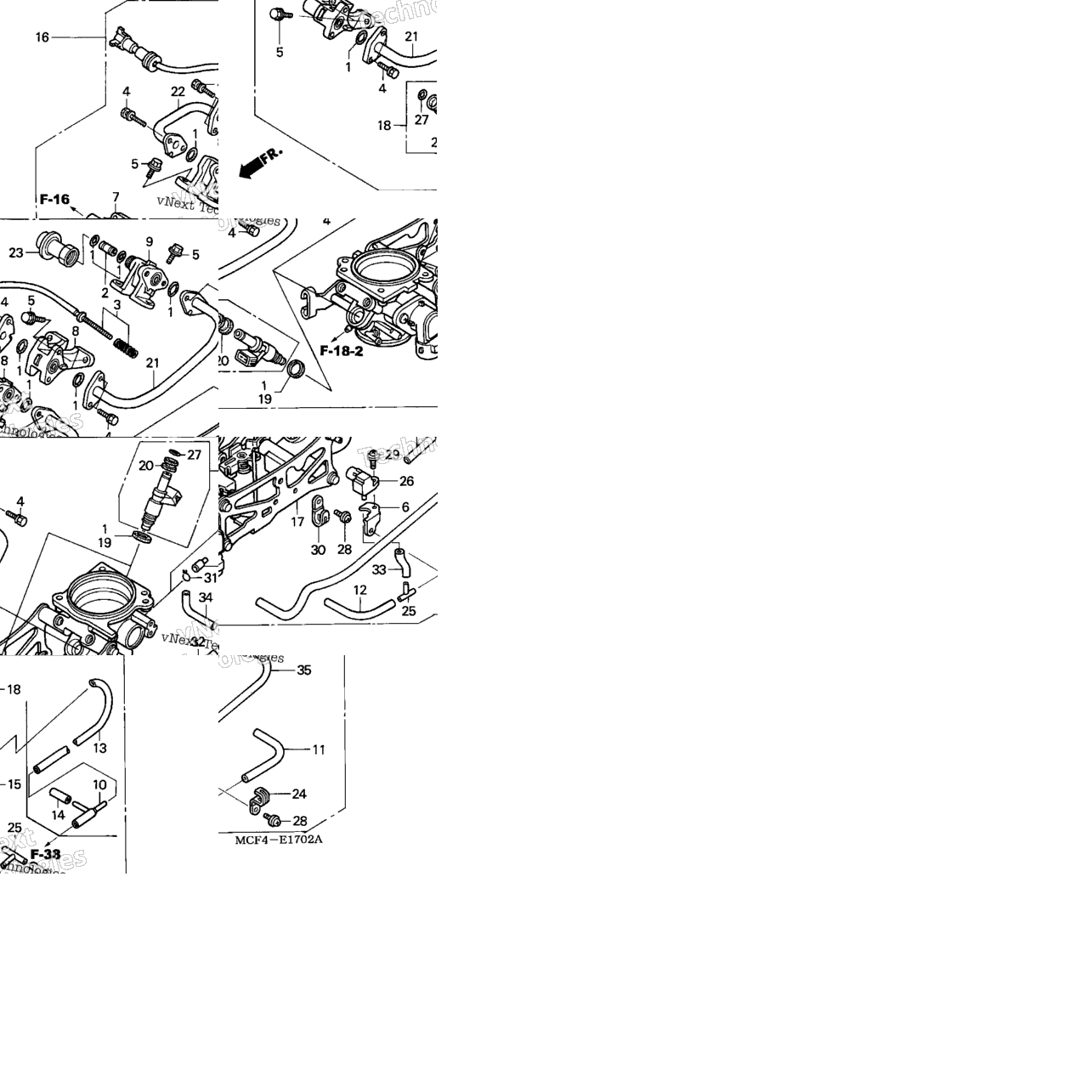 Throttle Body (Assy.) ('02-'05)
