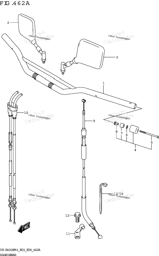 Handlebar (Dr-Z400s)