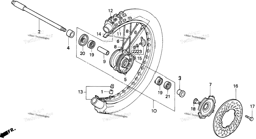 Front Wheel 92-94