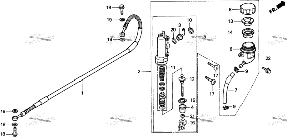 Rear Brake Master Cylinder