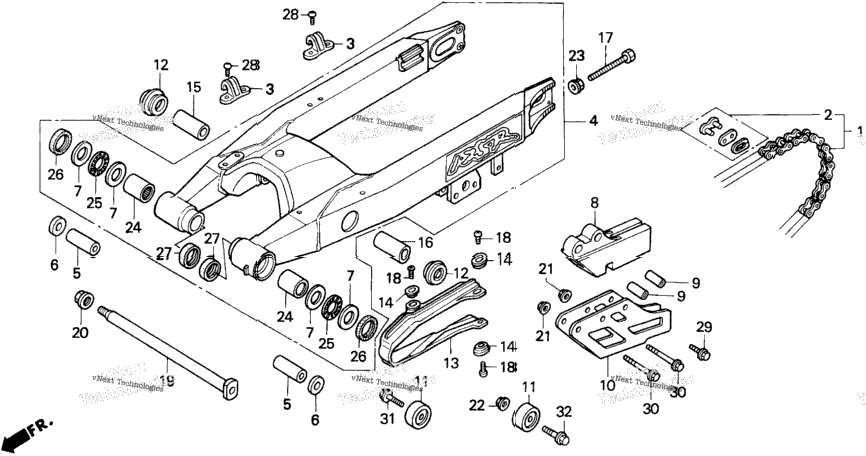Swingarm 93-96
