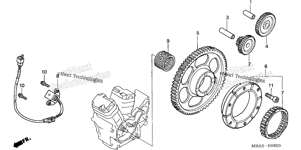 Pulse Generator + Starting Clutch