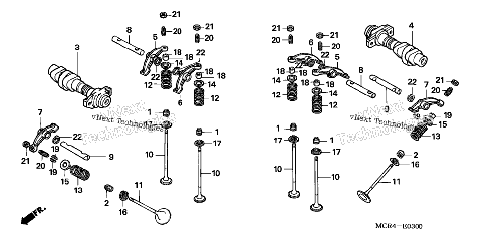 Camshaft + Valve