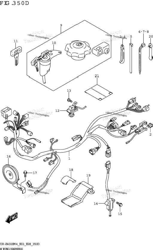 Wiring Harness (Dr-Z400s:E33)