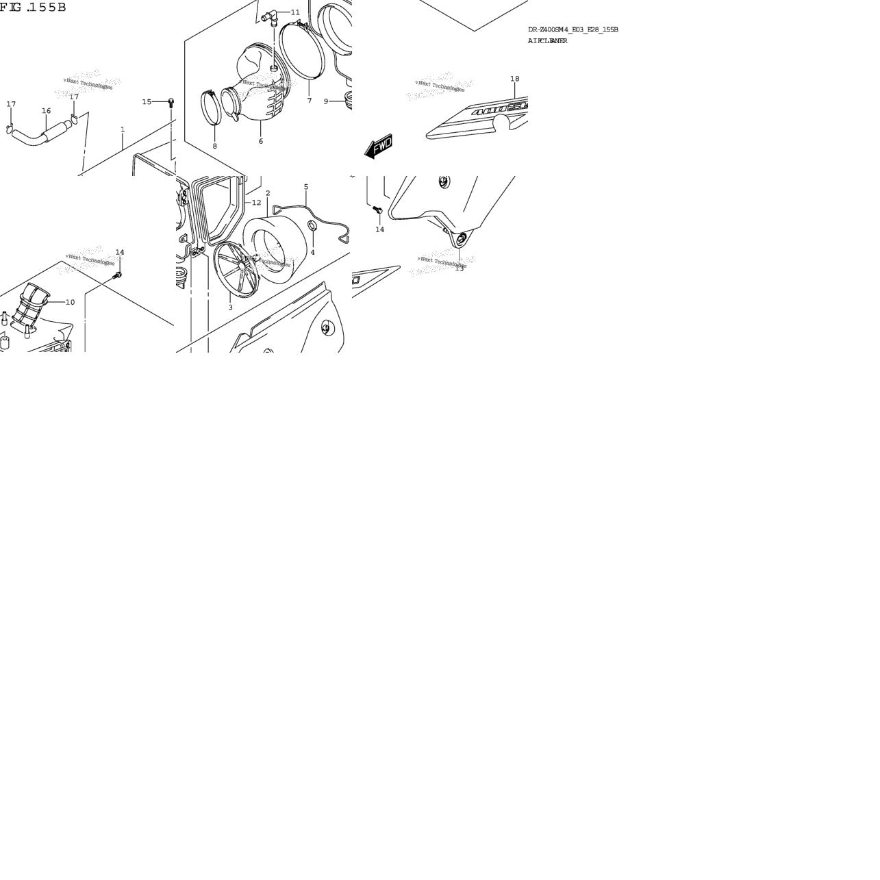 Air Cleaner (Dr-Z400sm)
