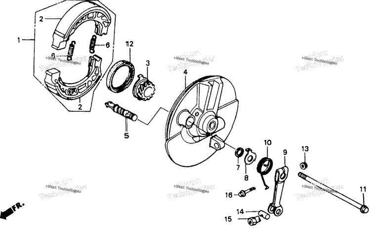 Front Brake Panel