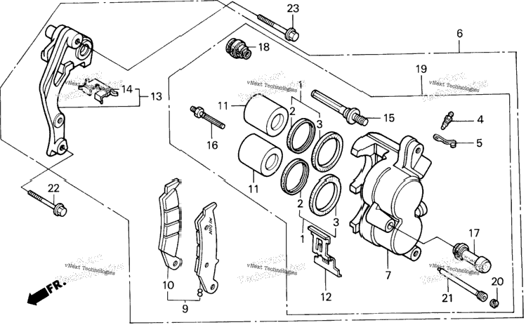 Front Brake Caliper