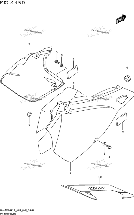 Frame Cover (Dr-Z400s:E33)