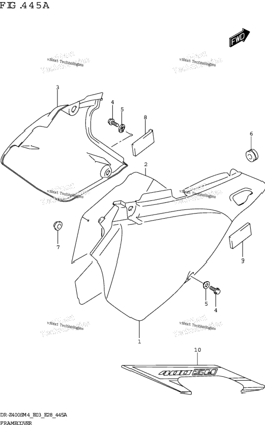 Frame Cover (Dr-Z400sm:(E03 E28))