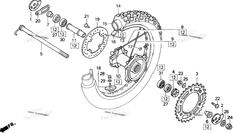 Rear Wheel