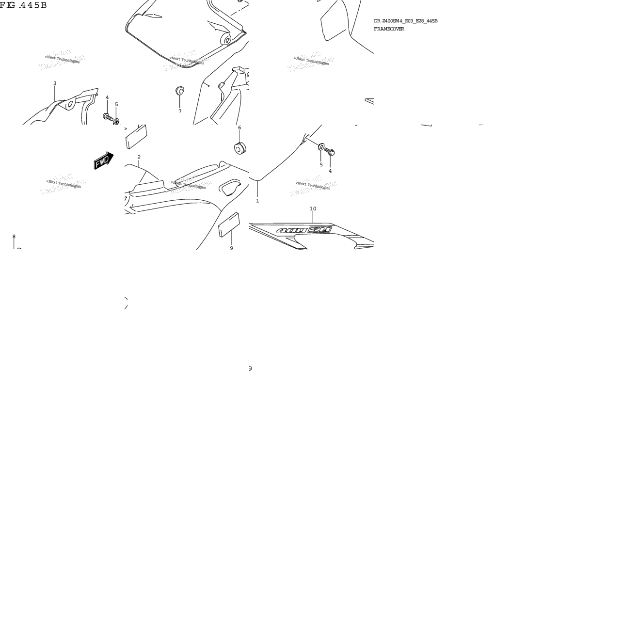 Frame Cover (Dr-Z400sm:E33)