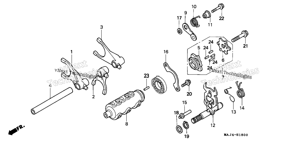 Gearshift Drum