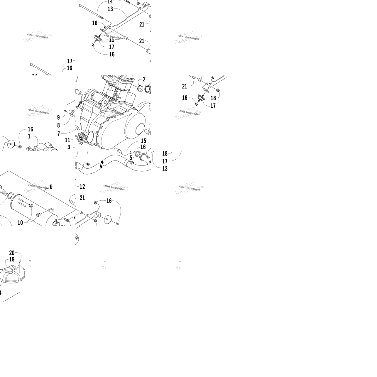 Engine And Exhaust