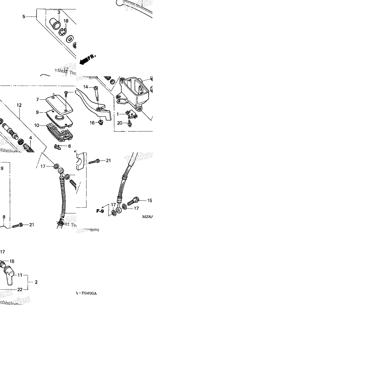 Front Brake Master Cylinder