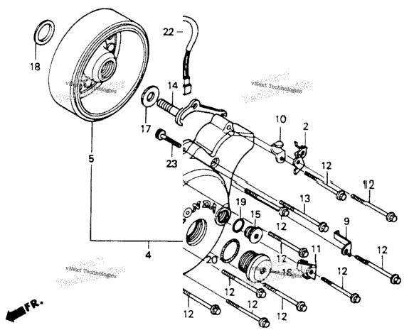 Left Crankcase Cover