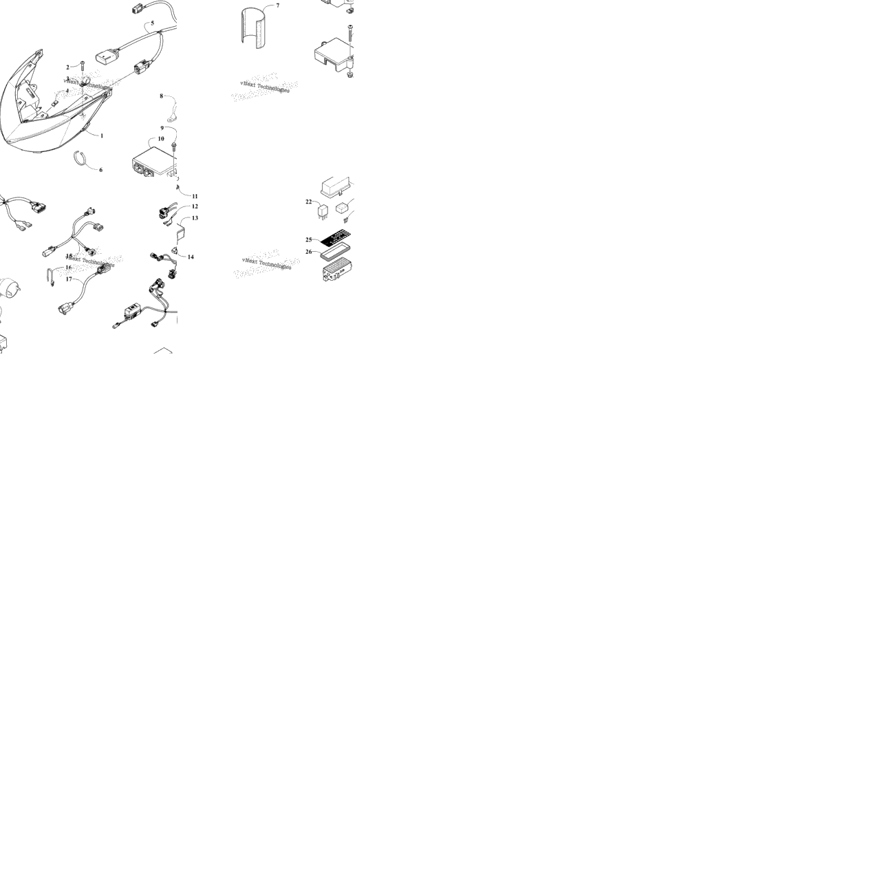 Headlight And Wiring Assemblies