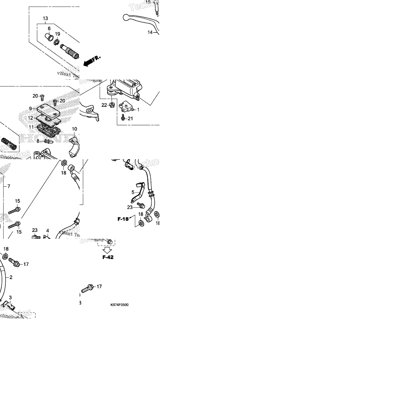 Front Brake Master Cylinder (1)