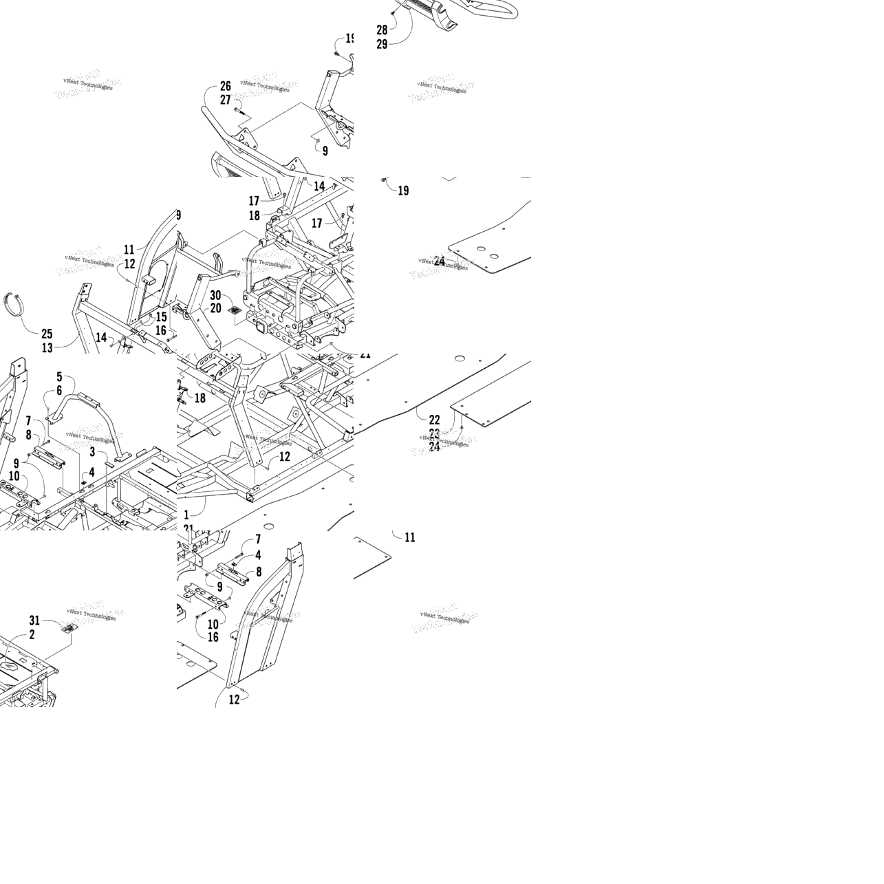 Frame And Related Parts