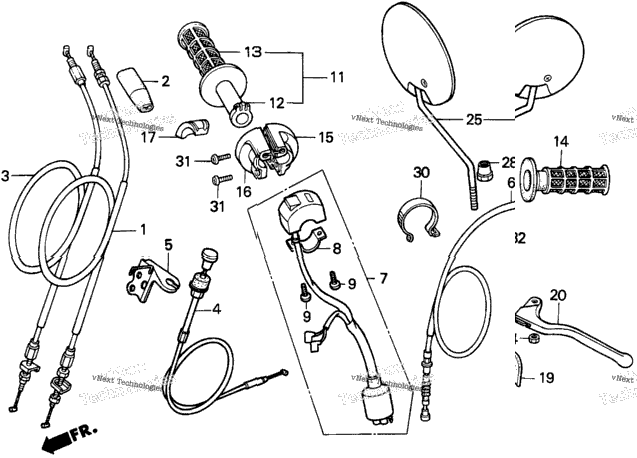 Handle Switch + Cables