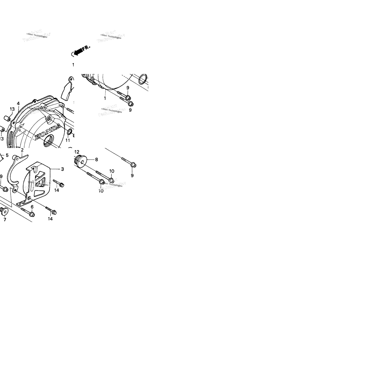 Left Crankcase Cover