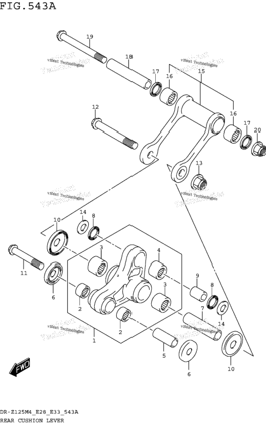 Rear Cushion Lever