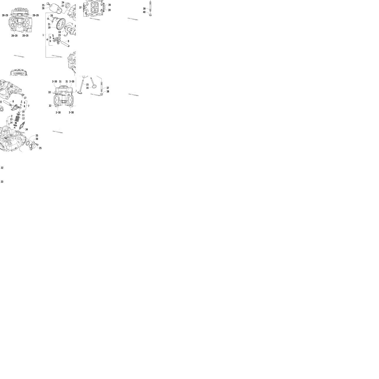 Cylinder Head And Camshaft/Valve Assembly