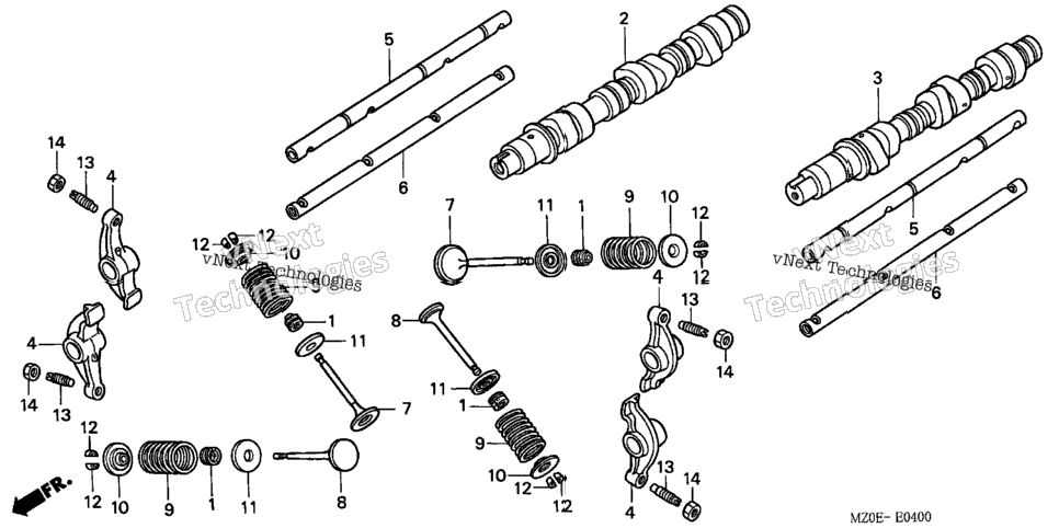 Camshaft + Valve