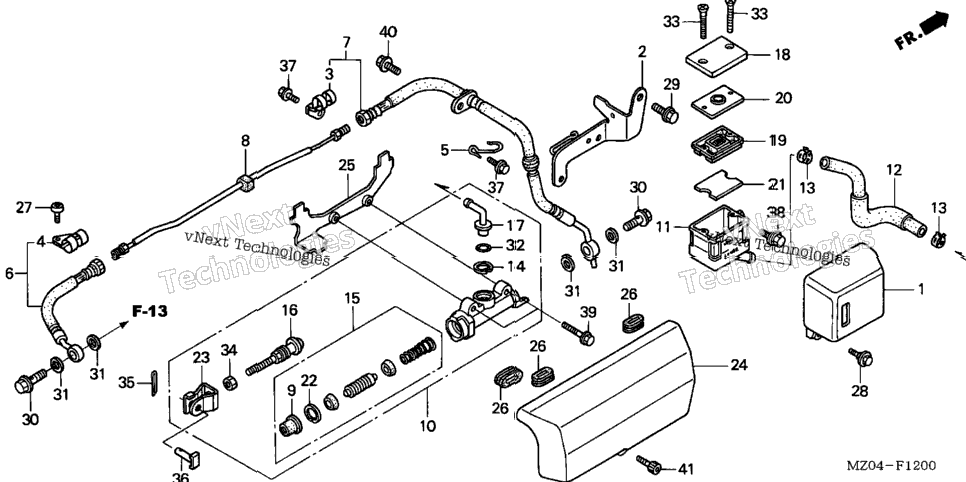 Rear Brake Master Cylinder