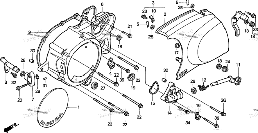 Left Crankcase Cover