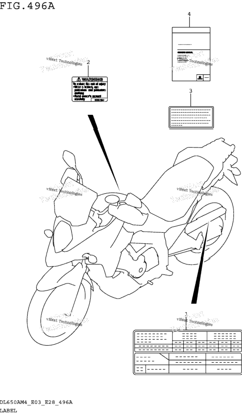 Label (Dl650am4 E03)
