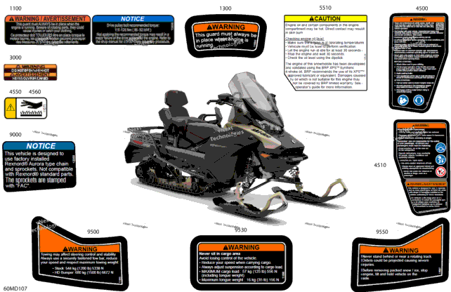 Body - Warning Decals